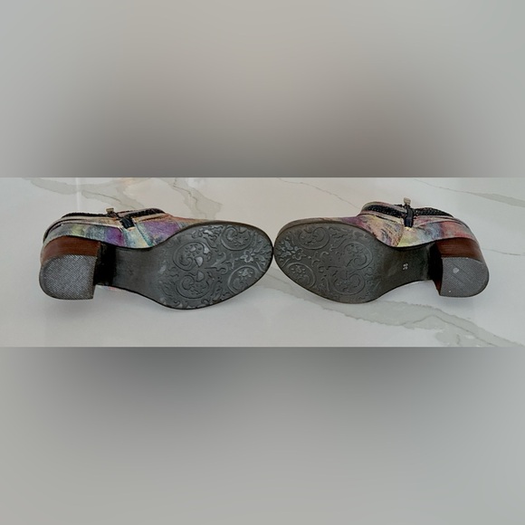 Spring Step L’ Artiste Shazam Multicolored Booties Size 36 US 5.5-6 - Picture 10 of 11